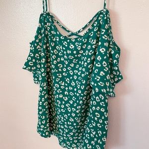 Brand new cold shoulder top